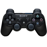 Геймпад Чорний Безпровідний Dualshock Оригінал Джойстик (Стан А) | PS3