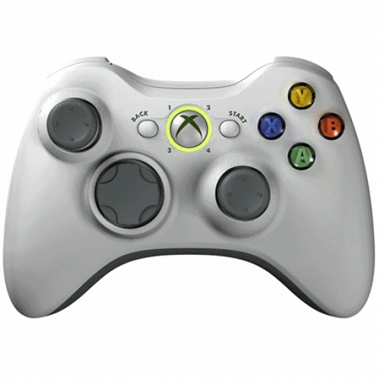 Геймпад Білий Безпровідний Оригінал Джойстик (Стан B) | Xbox 360 - happypeople games