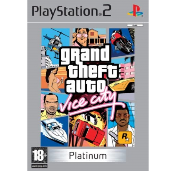 Grand Theft Auto Vice City Platinum (GTA) | PS2 - happypeople games