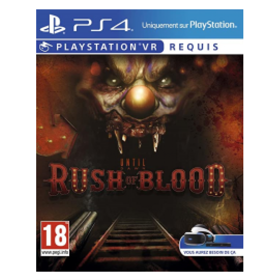 Until Dawn Rush Of Blood PSVR | Ps4 - happypeople games