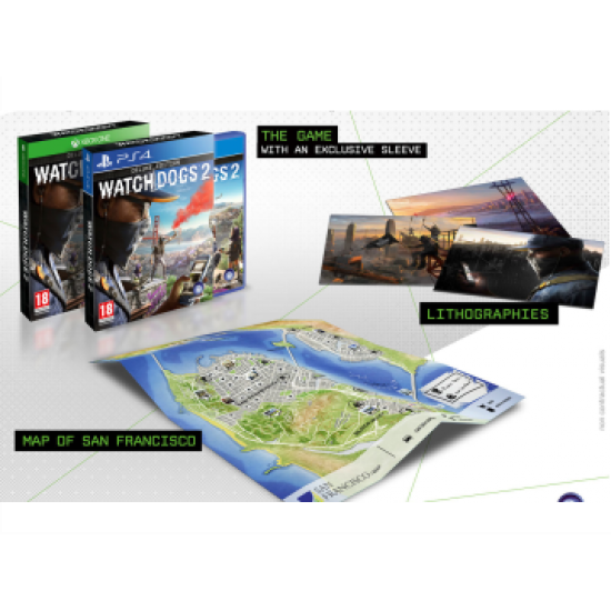 Watch Dogs 2 Deluxe Edition Стілбук #391 / Xbox One - happypeople.com.ua