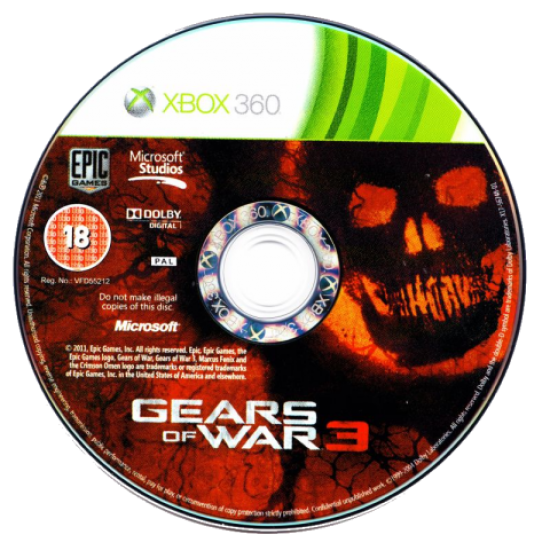 Gears Of War 3 (Тільки Диск) | Xbox 360 - happypeople games