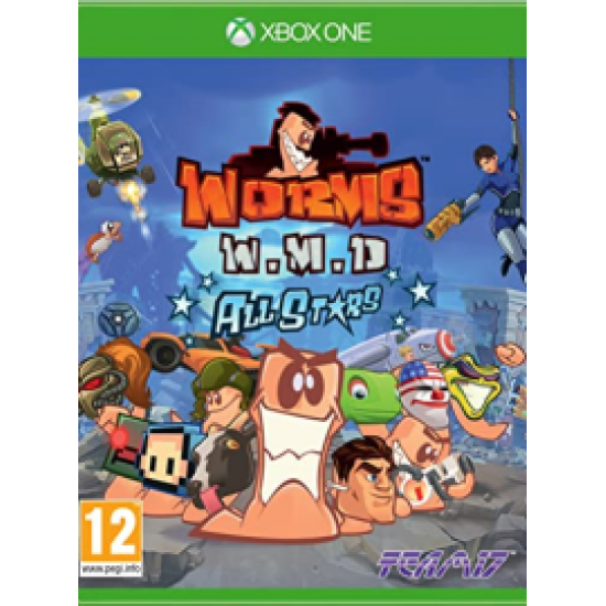 Worms WMD All Stars 3D Обкладинка | Xbox One - happypeople.com.ua