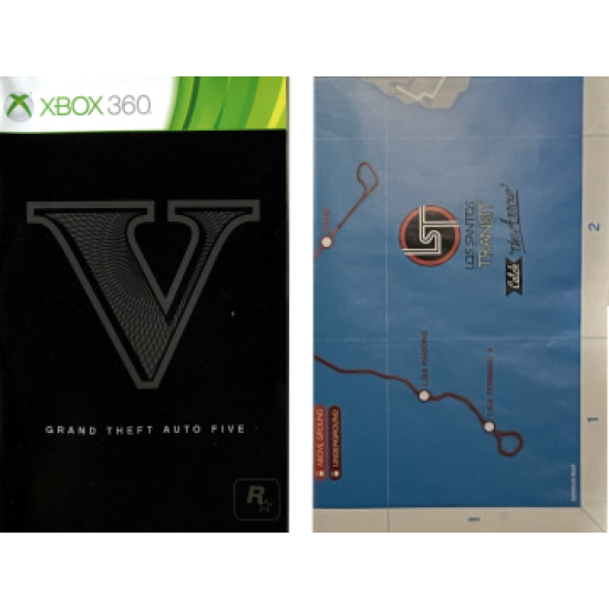 Grand Theft Auto 5 GTA 5 Мануал І Карта | Xbox 360 Art - happypeople.com.ua